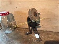 bench mounted stone grinder -works