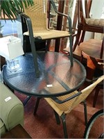 Patio table with two chairs