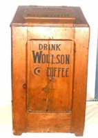 NICE WOOD  WILSON COFFEE BOX