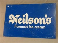 NEILSON'S FAMOUS ICE CREAM S/S ALUMINUM SIGN