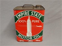 EMPIRE STATE MOTOR OIL 2 U.S. GAL. CAN