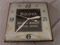 BULOVA JEWELRY ELECTRIC LIGHT UP CLOCK