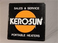 KERO-SUN SALES & SERVICE HEATER EMBOSSED SST SIGN
