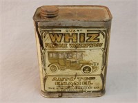 EARLY WHIZ AUTO TOP ENAMEL QT. CAN