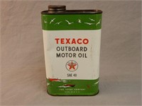 TEXACO OUTBOARD MOTOR OIL U.S. QT. CAN