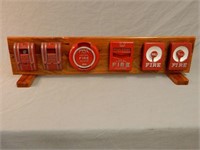 6 FIRE ALARM PULL STATIONS
