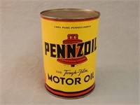 PENNZOIL MOTOR OIL U.S. QT. CAN