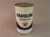TEXACO HAVOLINE MOTOR OIL IMP. QT. CAN