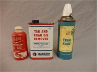 LOT OF 3 STUDEBAKER PRODUCT CANS