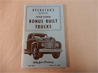 1948 FORD COMMERICAL TRUCKS OPERATOR MANUAL