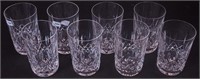 Eight Waterford crystal tumblers,