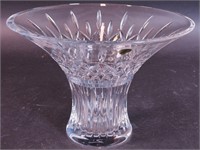 A Waterford crystal bowl, flared at the