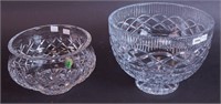 Two Waterford crystal bowls,