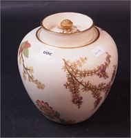 A Royal Worcester ginger jar, 6" high