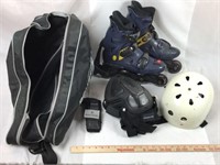 Pair of Roller Blades with Accessories