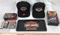 Assortment of Harley Davidson Items