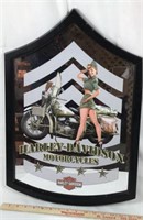 Harley Davidson Mirrored Chevron Sign