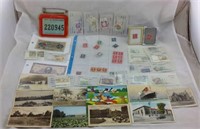 Vintage Stamps and Vintage Postcards