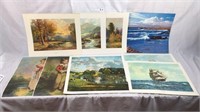 Collection of assorted prints