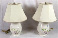 Belleek Irish Porcelain Lamps