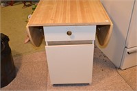 Rolling cabinet Table