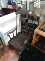 Wooden rocking chair