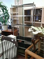 Metal and glass 5-tier Shelf