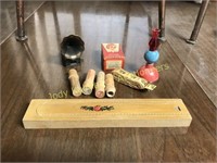 needle boxes & other great antique smalls