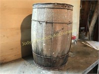 Antique Wood Nail Keg