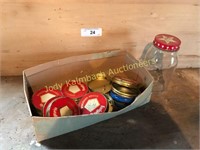 Large Lot of advertising Lids