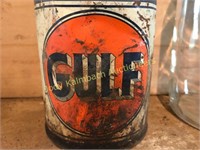 Antique Gulf Grease Can