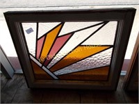 Two Color Stained Glass Windows