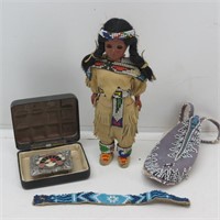 Native American Bead Souvenirs-Bracelet, Indian..