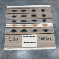 Native American Hand Woven Blanket "Lee & Helen"