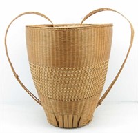 Tight Weave Asian Shoulder Burden Basket