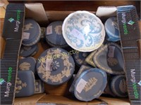 Large Group of Wedgwood Trinket Boxes and Ring