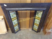Cast Iron and Tile Victorian Fire Surround