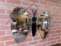 Crazy Cool Beveled Mirror With Colored Glass
