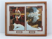 BEV DOOLITTLE-Two Art Prints in one Frame