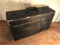 Small Black suitcase document box