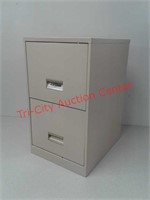 Steelworks 2 drawer metal file cabinet
