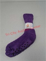 New snuggly socks extra long non skid bottoms