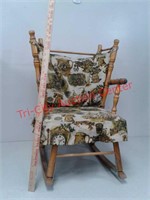Vintage child / toddler rocking chair