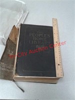 1910 "the people's home library" book
