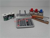 Office supplies - Casio calculator, stapler +