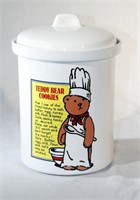 Vintage Teddy Bear Cookies Cookie Jar