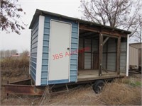 Phase Out Bee House on Single Axle Trailer