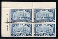 Canada #204 Mint Plate Block of Four.