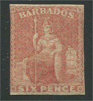 Barbados #8 Mint.
