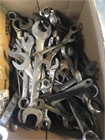 Open end, box end wrenches